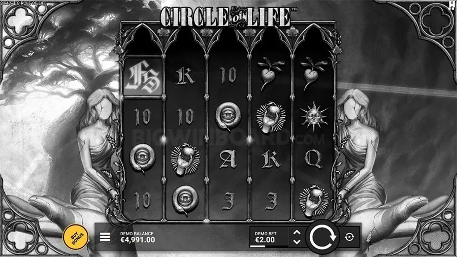 Smartphone with a gaming app on screen